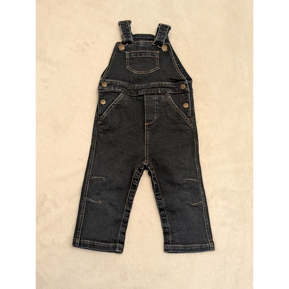 Hanna Anderssen Stretch Denim Overalls Adjustable Size 80cm /‎ 18-24 months